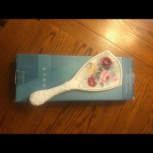 Avon vintage rose hand mirror